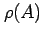 $ \rho(A)$